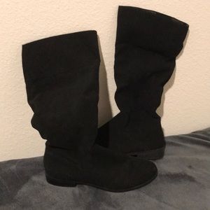 black boots